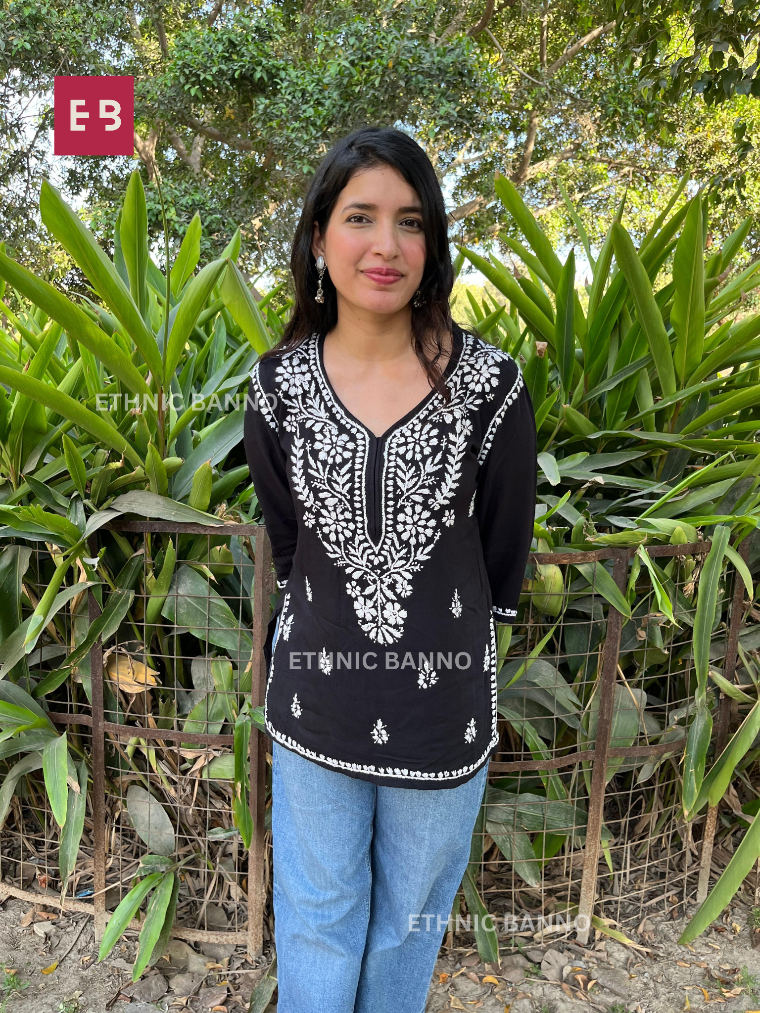 Rayon Kurta Amazon India Shopping Clothes Kurtis Black Chikankari